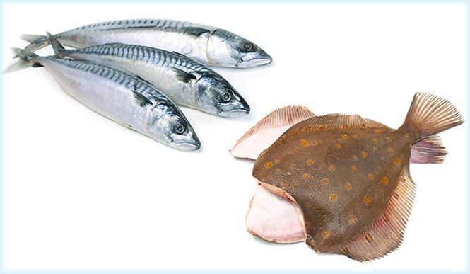 Mackerel and plaice - a fish that increases potency in men